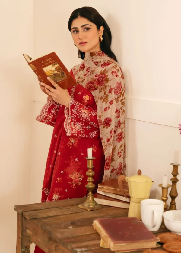 Sahar chikankari lawn 3pc - 0001002