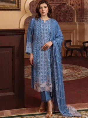 Sahar Chikankari silk 3pc - 0001002