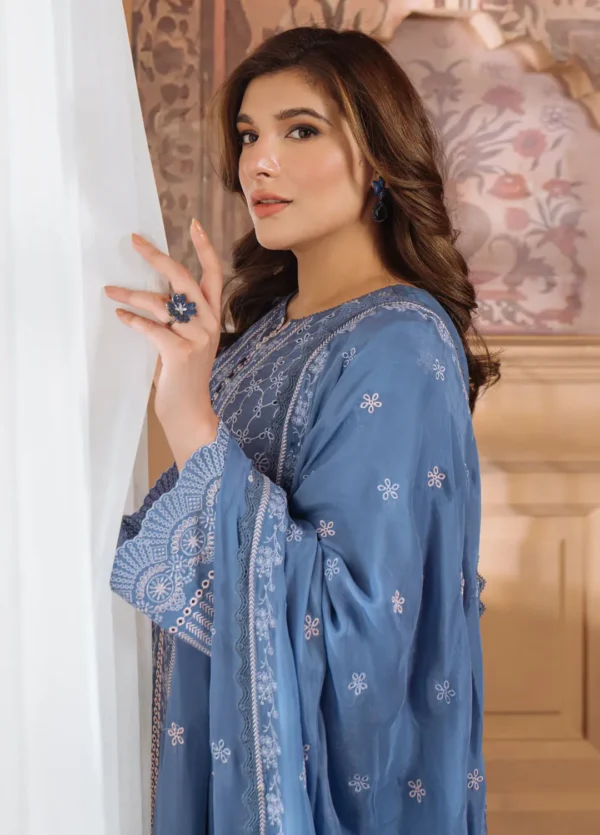 Sahar Chikankari silk 3pc - 0001002