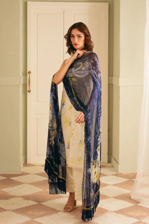 Sahar Chikankari lawn 3pc - 0001002