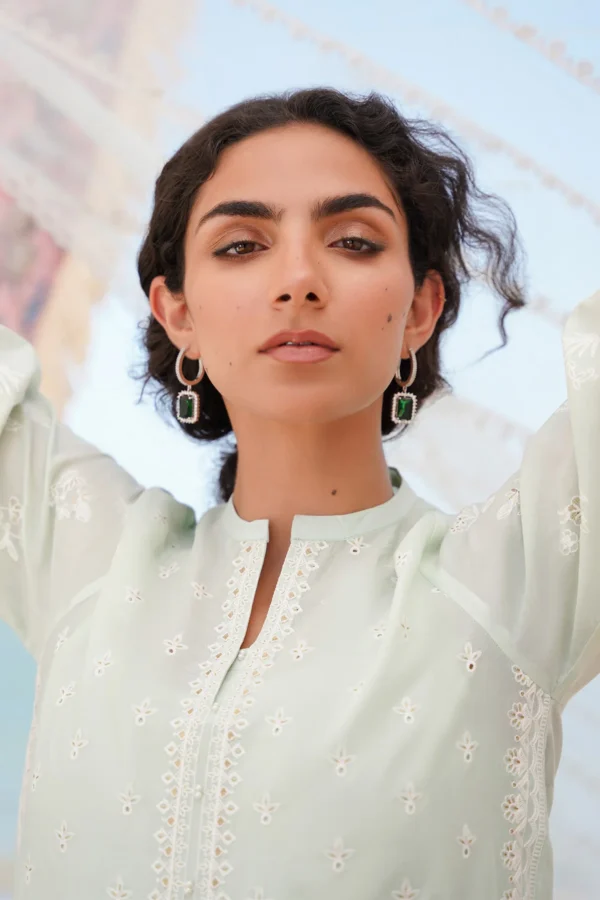 Sahar Chikankari lawn 3pc - 0001002