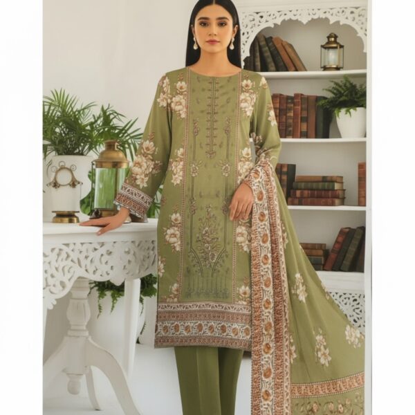 Asif jofa embroidery lawn 3pc - 000614
