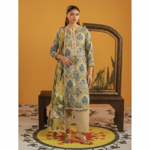 Paltar printed lawn 3pc - 000613