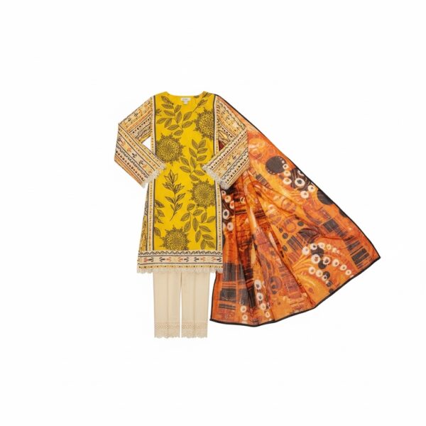 Paltar printed lawn 3pc - 000613