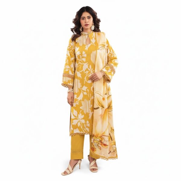 Palter printed lawn 3pc - 000613