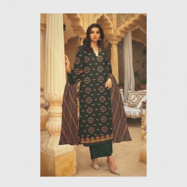 Magic in print printed lawn 3pc - 000616